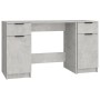 Betongrauer Sperrholzschreibtisch mit Beistellschrank von vidaXL, Schreibtische - Ref: Foro24-3115911, Preis: 144,34 €, Rabat...