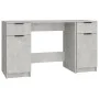 Concrete gray plywood desk with side cabinet by vidaXL, Desks - Ref: Foro24-3115911, Price: 142,09 €, Discount: %
