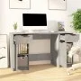 Concrete gray plywood desk with side cabinet by vidaXL, Desks - Ref: Foro24-3115911, Price: 142,09 €, Discount: %