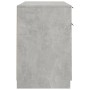 Betongrauer Sperrholzschreibtisch mit Beistellschrank von vidaXL, Schreibtische - Ref: Foro24-3115911, Preis: 144,34 €, Rabat...