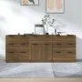 Eiche braun Sperrholz Anrichte 3 Stück von vidaXL, Sideboards - Ref: Foro24-3115803, Preis: 220,23 €, Rabatt: %