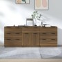Eiche braun Sperrholz Anrichte 3 Stück von vidaXL, Sideboards - Ref: Foro24-3115803, Preis: 227,72 €, Rabatt: %