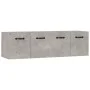 Wandschränke 2 Einheiten betongraues Sperrholz 80x35x36,5 cm von vidaXL, Schließfächer und Lagerschränke - Ref: Foro24-311565...