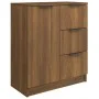Sideboards 2 Stück braunes Eichensperrholz 60x30x70 cm von vidaXL, Sideboards - Ref: Foro24-3115795, Preis: 156,42 €, Rabatt: %