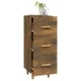 Sideboard aus geräuchertem Eichenholzwerkstoff, 34,5 x 34 x 90 cm von vidaXL, Sideboards - Ref: Foro24-817408, Preis: 52,78 €...