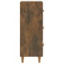 Aparador madera de ingeniería roble ahumado 34,5x34x90 cm de vidaXL, Aparadores - Ref: Foro24-817408, Precio: 53,32 €, Descue...