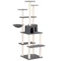 Cat scratching post with dark gray sisal posts 167 cm by vidaXL, Cat furniture - Ref: Foro24-171611, Price: 75,41 €, Discount: %