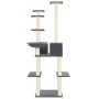 Cat scratching post with dark gray sisal posts 167 cm by vidaXL, Cat furniture - Ref: Foro24-171611, Price: 75,41 €, Discount: %