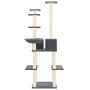 Katzenkratzbaum mit dunkelgrauen Sisalstämmen, 167 cm von vidaXL, Katzenmöbel - Ref: Foro24-171611, Preis: 72,98 €, Rabatt: %