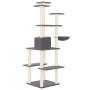 Cat scratching post with dark gray sisal posts 167 cm by vidaXL, Cat furniture - Ref: Foro24-171611, Price: 72,98 €, Discount: %