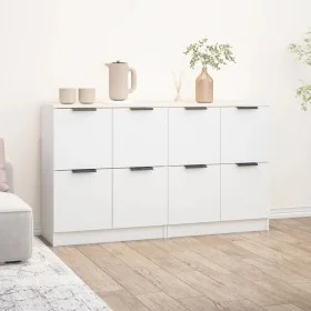 Sideboards 2 Einheiten aus weißem Sperrholz 60x30x70 cm von vidaXL, Sideboards - Ref: Foro24-3115804, Preis: 121,81 €, Rabatt: %
