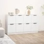Sideboards 2 Einheiten aus weißem Sperrholz 60x30x70 cm von vidaXL, Sideboards - Ref: Foro24-3115804, Preis: 121,81 €, Rabatt: %