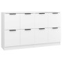 Sideboards 2 Einheiten aus weißem Sperrholz 60x30x70 cm von vidaXL, Sideboards - Ref: Foro24-3115804, Preis: 123,66 €, Rabatt: %