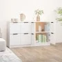 Sideboards 2 Einheiten aus weißem Sperrholz 60x30x70 cm von vidaXL, Sideboards - Ref: Foro24-3115804, Preis: 121,81 €, Rabatt: %