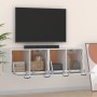 Armarios pared 2 uds contrachapada blanco brillo 80x36,5x35 cm de vidaXL, Taquillas y armarios de almacenamiento - Ref: Foro2...