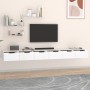 Wall cabinets 2 pcs white plywood 102x30x20cm by vidaXL, Shelves and shelves - Ref: Foro24-3115900, Price: 124,33 €, Discount: %