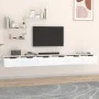 Wall cabinets 2 pcs white plywood 102x30x20cm by vidaXL, Shelves and shelves - Ref: Foro24-3115900, Price: 125,91 €, Discount: %