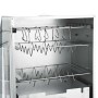 Horno ahumador de barbacoa con mesa acero galvanizado