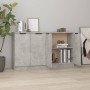 Sideboards 2 Stück betongraues Sperrholz 60x30x70 cm von vidaXL, Sideboards - Ref: Foro24-3115775, Preis: 119,89 €, Rabatt: %