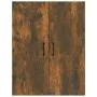 Engineered wood hanging cabinet smoked oak 69.5x34x90 cm by vidaXL, Lockers and storage cabinets - Ref: Foro24-817384, Price:...