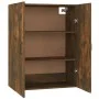 Engineered wood hanging cabinet smoked oak 69.5x34x90 cm by vidaXL, Lockers and storage cabinets - Ref: Foro24-817384, Price:...
