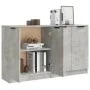Sideboards 2 Stück betongraues Sperrholz 60x30x70 cm von vidaXL, Sideboards - Ref: Foro24-3115775, Preis: 117,66 €, Rabatt: %