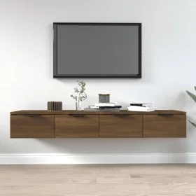 Wandschränke 2 Stück Eichenbraunsperrholz 68x30x20 cm von vidaXL, Regale und Regale - Ref: Foro24-3115899, Preis: 129,95 €, R...