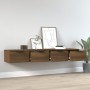 Wandschränke 2 Stück Eichenbraunsperrholz 68x30x20 cm von vidaXL, Regale und Regale - Ref: Foro24-3115899, Preis: 132,18 €, R...