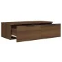 Armarios de pared 2 uds contrachapada marrón roble 68x30x20 cm de vidaXL, Estantes y estanterías - Ref: Foro24-3115899, Preci...