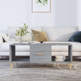 Sonoma-Couchtisch aus grauem Sperrholz, 102 x 50 x 40 cm von vidaXL, Couchtisch - Ref: Foro24-817526, Preis: 55,42 €, Rabatt: %