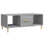 Sonoma-Couchtisch aus grauem Sperrholz, 102 x 50 x 40 cm von vidaXL, Couchtisch - Ref: Foro24-817526, Preis: 55,35 €, Rabatt: %