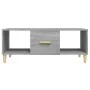 Mesa de centro madera contrachapada gris Sonoma 102x50x40 cm de vidaXL, Mesas de centro - Ref: Foro24-817526, Precio: 54,93 €...