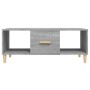 Sonoma-Couchtisch aus grauem Sperrholz, 102 x 50 x 40 cm von vidaXL, Couchtisch - Ref: Foro24-817526, Preis: 55,35 €, Rabatt: %