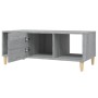 Mesa de centro madera contrachapada gris Sonoma 102x50x40 cm