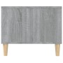 Mesa de centro madera contrachapada gris Sonoma 102x50x40 cm