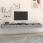 Sonoma grau Sperrholz Hängeschränke 2 Stück 102x30x20 cm von vidaXL, Regale und Regale - Ref: Foro24-3115906, Preis: 140,83 €...