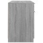 Escritorio con armario lateral madera contrachapada gris Sonoma de vidaXL, Escritorios - Ref: Foro24-3115914, Precio: 153,62 ...