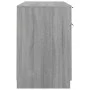 Sonoma grauer Sperrholzschreibtisch mit Beistellschrank von vidaXL, Schreibtische - Ref: Foro24-3115914, Preis: 150,03 €, Rab...
