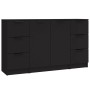 Sideboards 3 Stück schwarzes Sperrholz von vidaXL, Sideboards - Ref: Foro24-3115837, Preis: 172,45 €, Rabatt: %