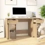 Schreibtisch und Sideboard aus Eichensperrholz Sonoma von vidaXL, Schreibtische - Ref: Foro24-3115910, Preis: 168,31 €, Rabat...