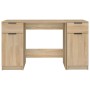 Schreibtisch und Sideboard aus Eichensperrholz Sonoma von vidaXL, Schreibtische - Ref: Foro24-3115910, Preis: 172,74 €, Rabat...