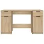 Schreibtisch und Sideboard aus Eichensperrholz Sonoma von vidaXL, Schreibtische - Ref: Foro24-3115910, Preis: 168,31 €, Rabat...