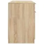 Schreibtisch und Sideboard aus Eichensperrholz Sonoma von vidaXL, Schreibtische - Ref: Foro24-3115910, Preis: 168,31 €, Rabat...