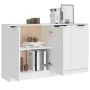 Sideboards 2 Stück weißes Sperrholz 60x30x70 cm von vidaXL, Sideboards - Ref: Foro24-3115772, Preis: 126,28 €, Rabatt: %