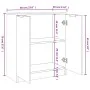 Sideboards 2 Stück weißes Sperrholz 60x30x70 cm von vidaXL, Sideboards - Ref: Foro24-3115772, Preis: 126,28 €, Rabatt: %