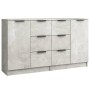 Sideboards 2 Stück Beton grau Sperrholz 60x30x70 cm von vidaXL, Sideboards - Ref: Foro24-3115791, Preis: 127,57 €, Rabatt: %