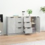 Sideboards 2 Stück Beton grau Sperrholz 60x30x70 cm von vidaXL, Sideboards - Ref: Foro24-3115791, Preis: 127,57 €, Rabatt: %