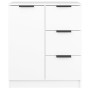 Sideboards 2 Stück weißes Sperrholz 60x30x70 cm von vidaXL, Sideboards - Ref: Foro24-3115788, Preis: 166,71 €, Rabatt: %