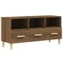 TV-Schrank aus braunem Eichensperrholz, 102 x 36 x 50 cm von vidaXL, TV-Möbel - Ref: Foro24-817497, Preis: 79,80 €, Rabatt: %