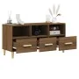 TV-Schrank aus braunem Eichensperrholz, 102 x 36 x 50 cm von vidaXL, TV-Möbel - Ref: Foro24-817497, Preis: 79,80 €, Rabatt: %